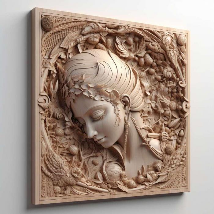 نموذج ثلاثي الأبعاد لآلة CNC 3D Art 